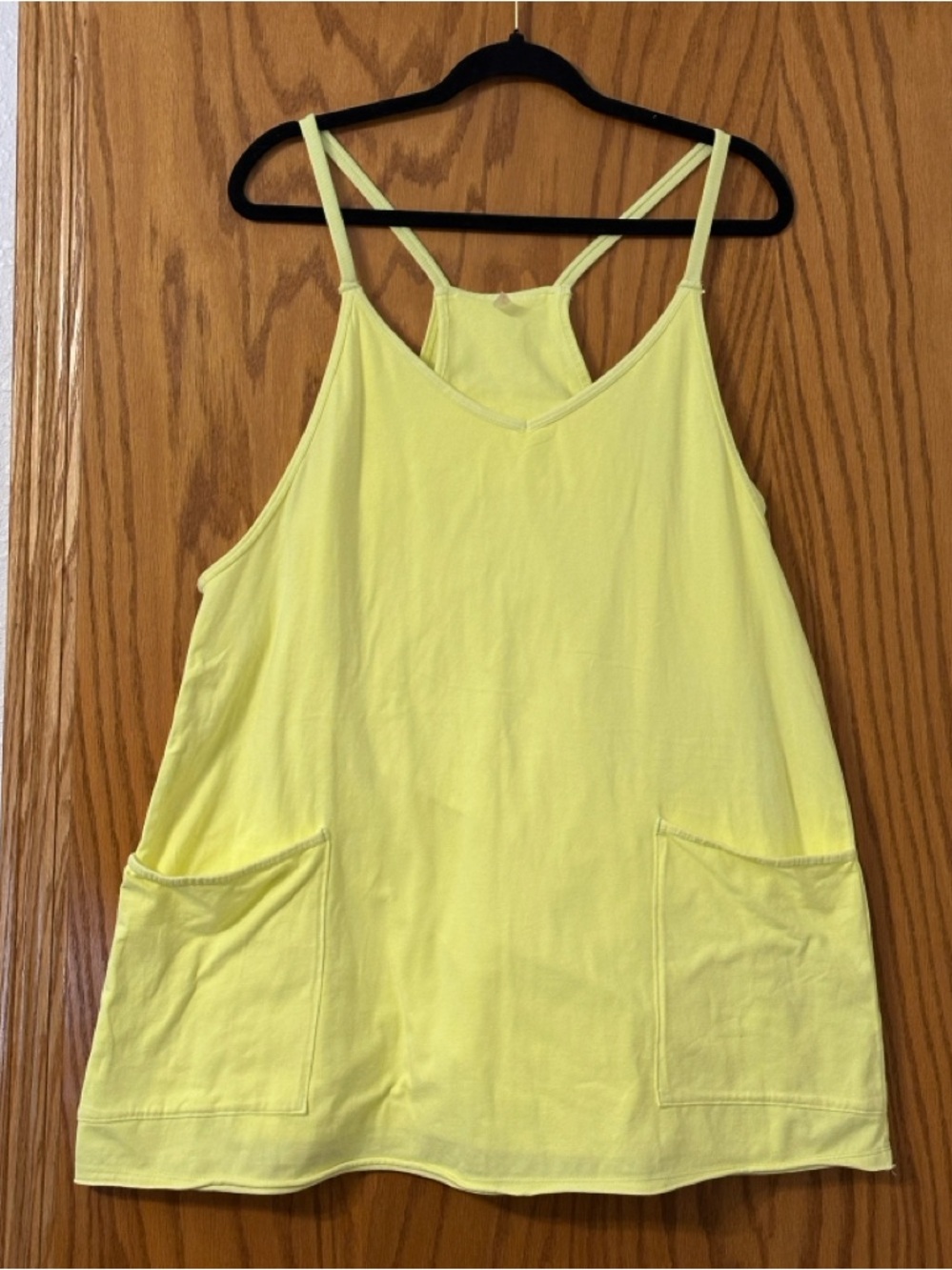 FP Movement Hot Shot Romper - Size L Lemon Yellow Tank Dress - Picture 2 of 11